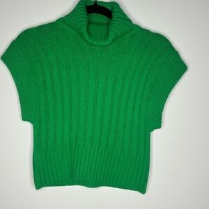 Green Turtleneck Sweater